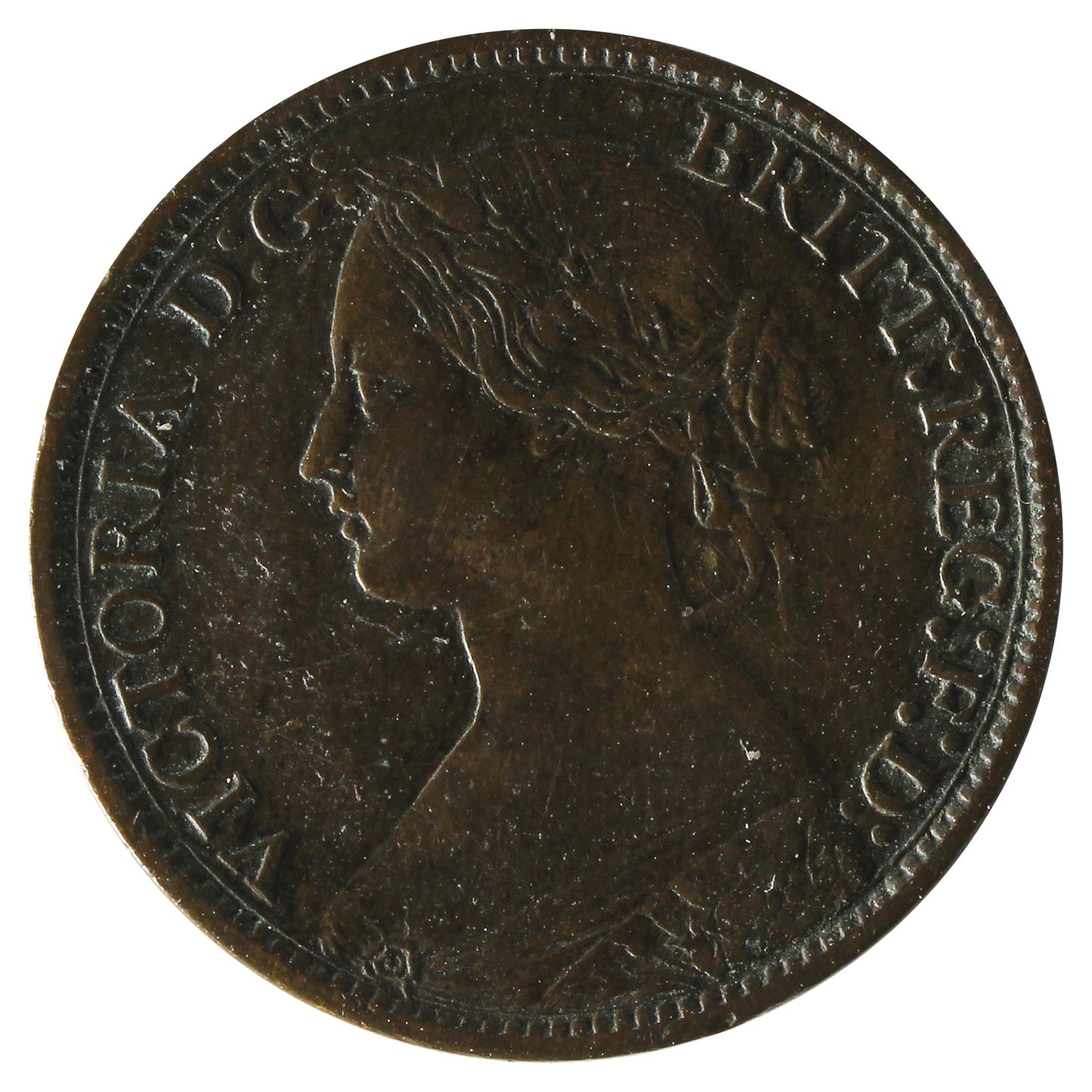 Great Britain 1866 Farthing VF-EF (VF30)