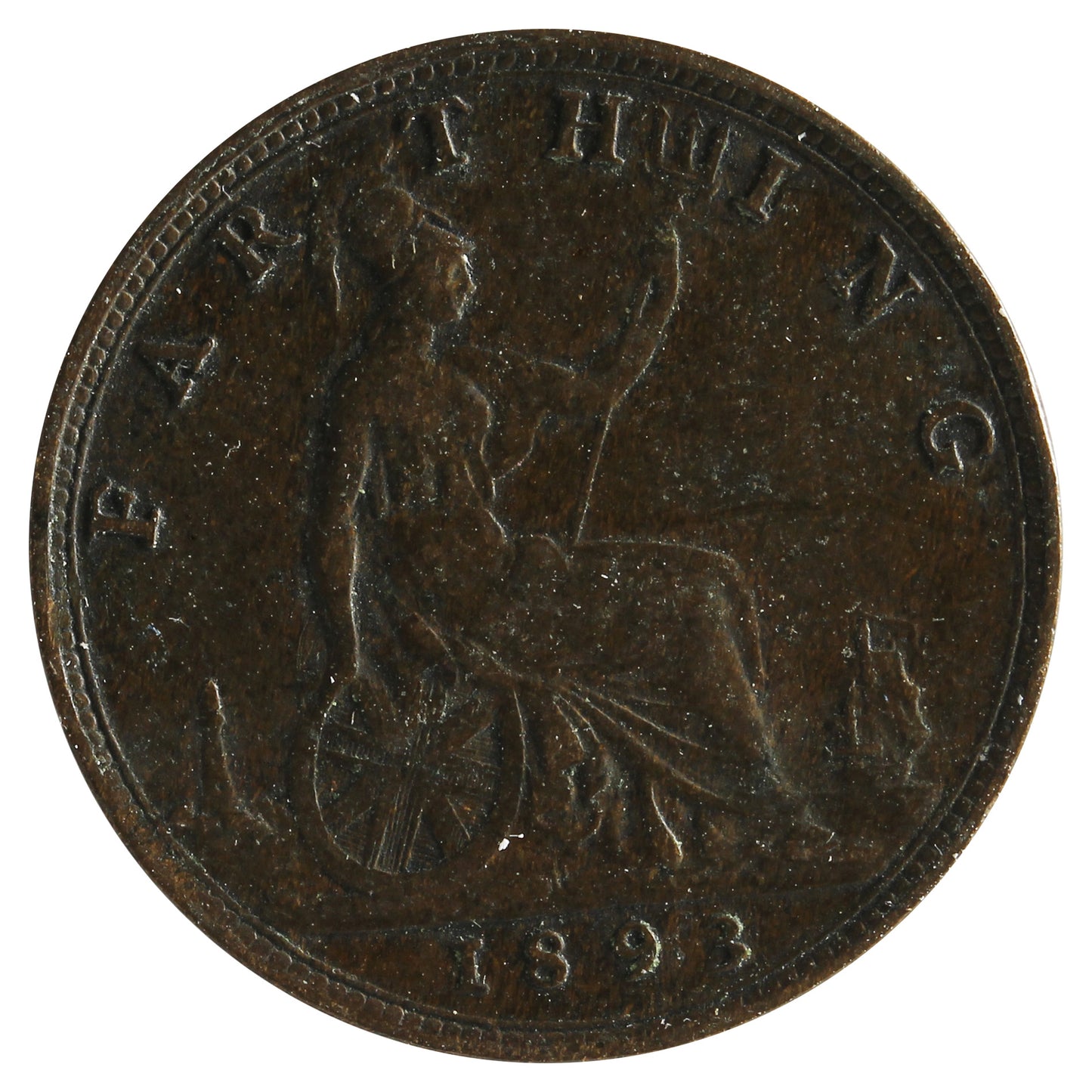 Great Britain 1893 Farthing Very Fine (VF20)