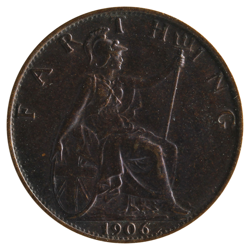 Great Britain 1906 Farthing AU-UNC (AU55)