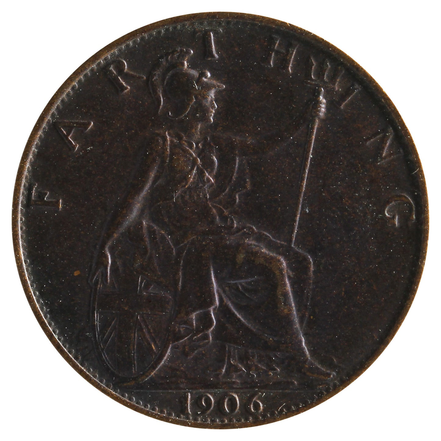 Great Britain 1906 Farthing AU-UNC (AU55)
