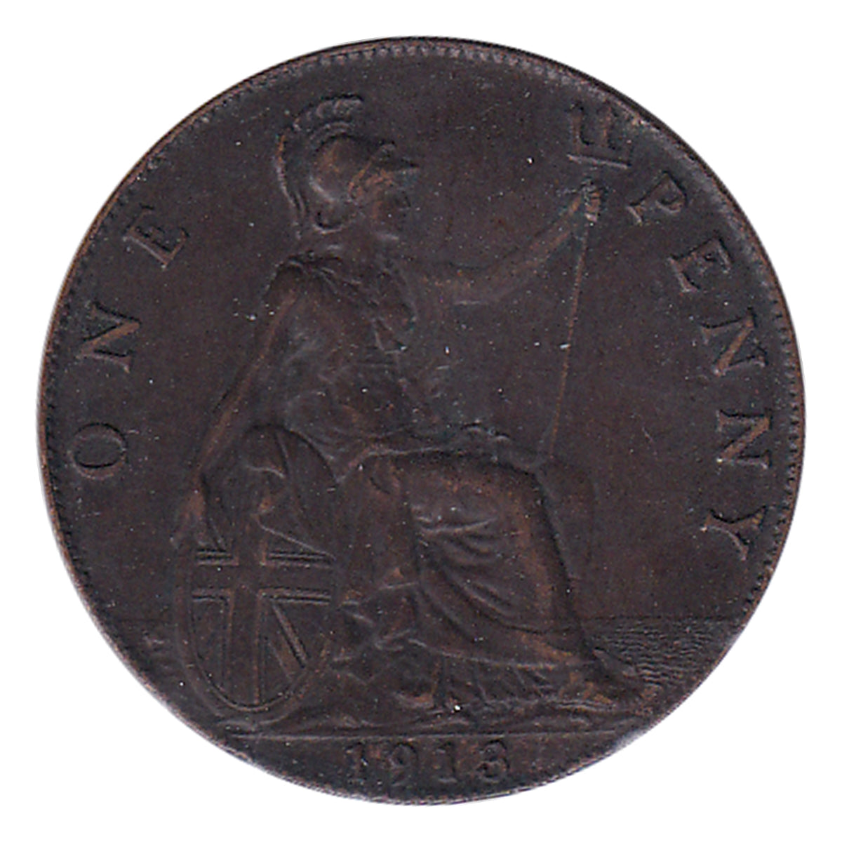 Great Britain 1913 Penny EF-AU (EF45)
