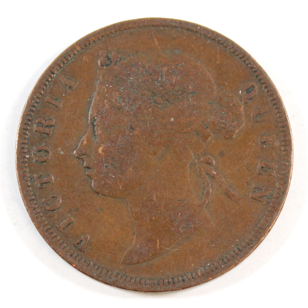 Straits Settlements 1883 Cent F-VF (F15)