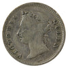 Straits Settlements 1877 5 Cents F-VF (F15)
