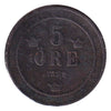 Sweden 1881 5 Ore Very Fine (VF20)