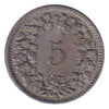 Switzerland 1897B 5 Rappen VF-EF (VF-30)