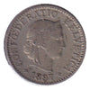 Switzerland 1897B 5 Rappen VF-EF (VF-30)