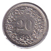 Switzerland 1933B 20 Rappen Almost Uncirculated (AU50)