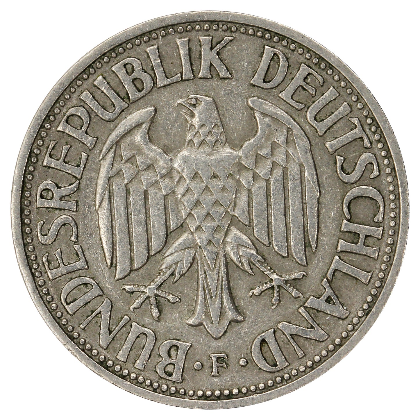 Germany 1956F Mark VF-EF (VF30)