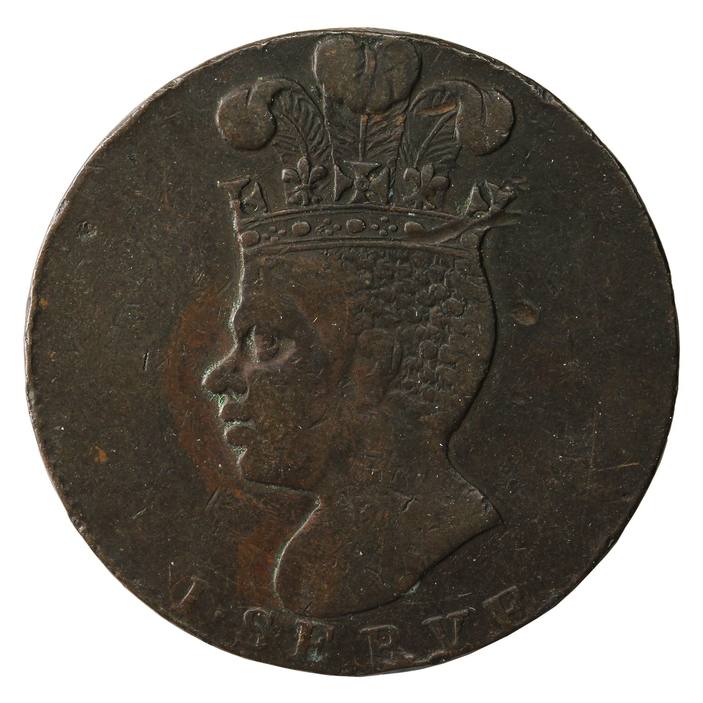 Barbados 1788 Penny VF-EF (VF30) $
