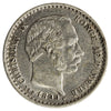 Denmark 1899H VBP 10 Ore Almost Uncirculated (AU50) $