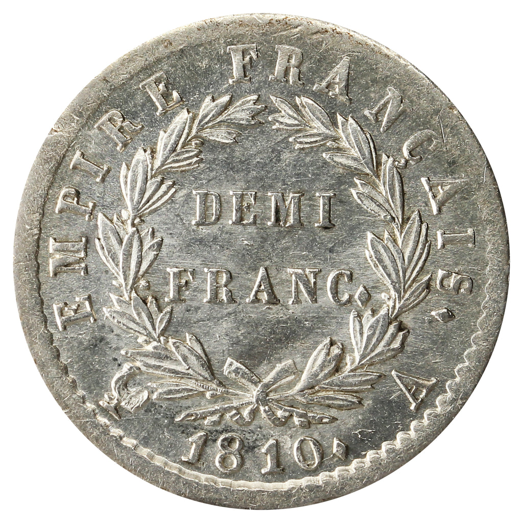 France 1810A 1/2 Franc UNC+ (MS62) $