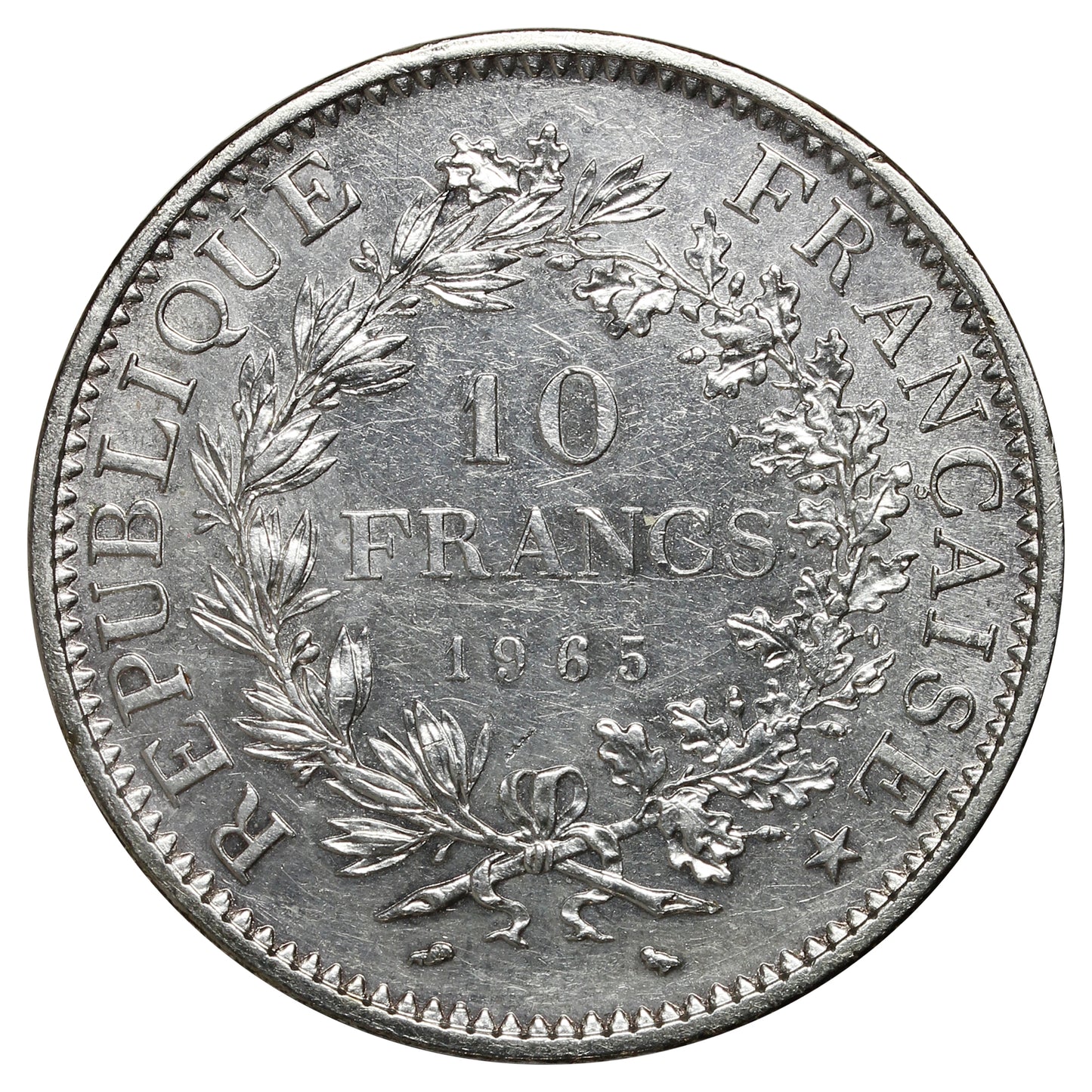 France 1965 10 Francs Uncirculated (MS60) (L)
