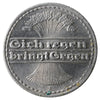 German Weimar Republic 1919F 50 Pfennig Brilliant Uncirculated (MS63) $