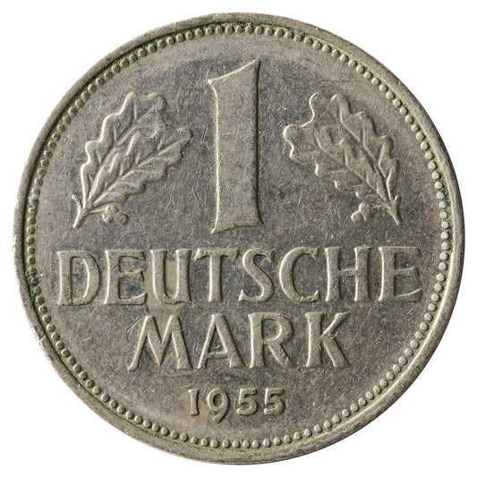 German Federal Republic 1955G Mark Extra Fine (EF40) $