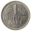 German Federal Republic 1961F Mark AU-UNC (AU55) $