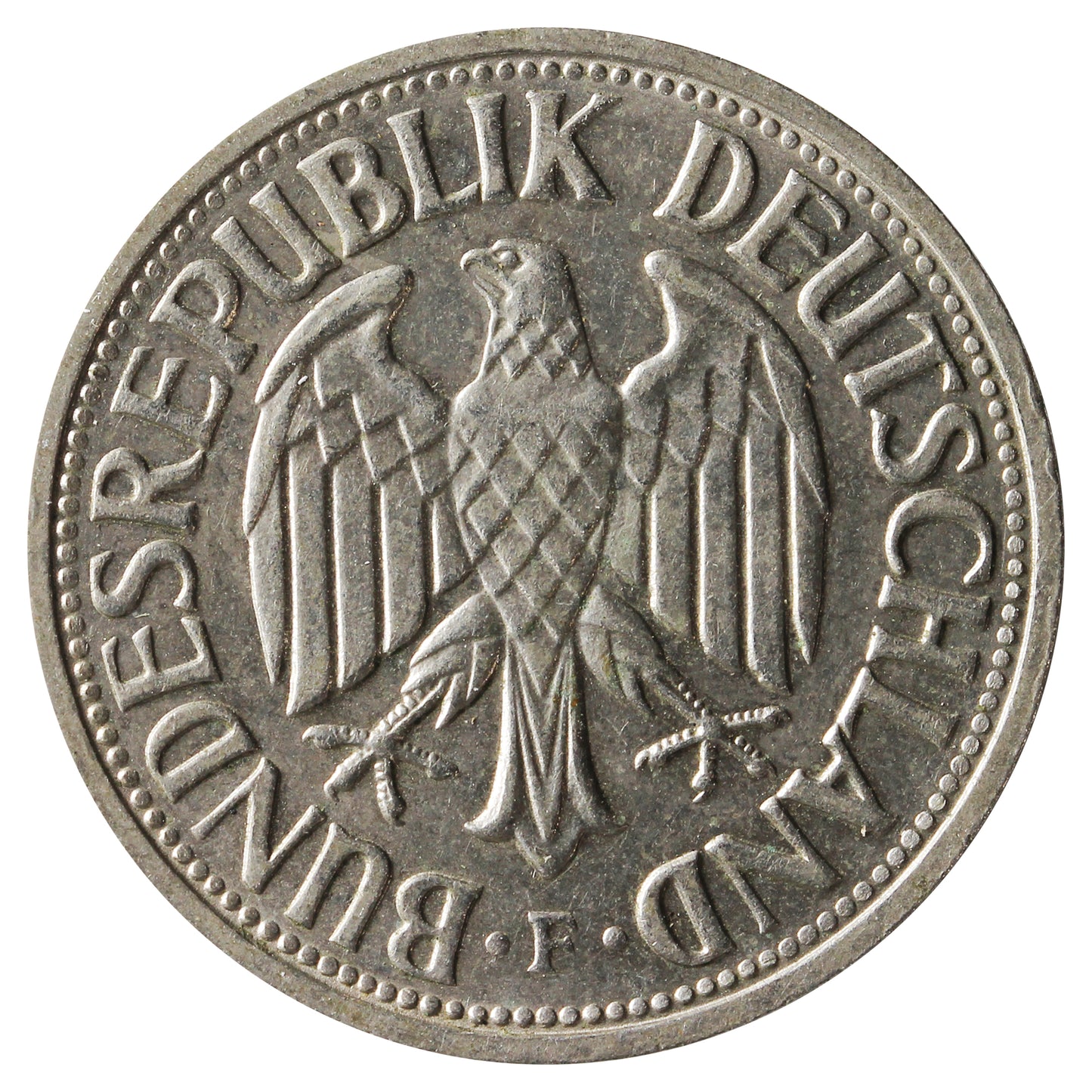 German Federal Republic 1961F Mark AU-UNC (AU55) $