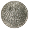 German States 1911F Wurttemberg 3 Marks EF-AU (EF45) $