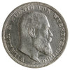German States 1911F Wurttemberg 3 Marks EF-AU (EF45) $