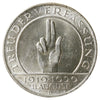 German Weimar Republic 1929D Weimar Constitution 3 Marks UNC+ (MS62) $