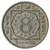 India 1919 8 Annas Very Fine (VF20) $