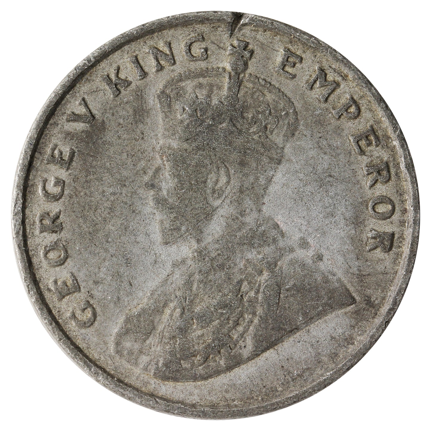 India 1919 8 Annas Very Fine (VF20) $