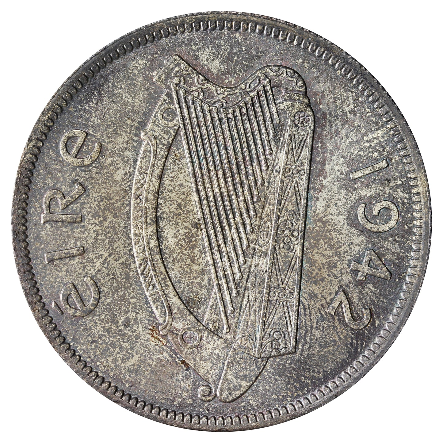 Ireland 1942 1/2 Crown Choice Brilliant Uncirculated (MS64) $