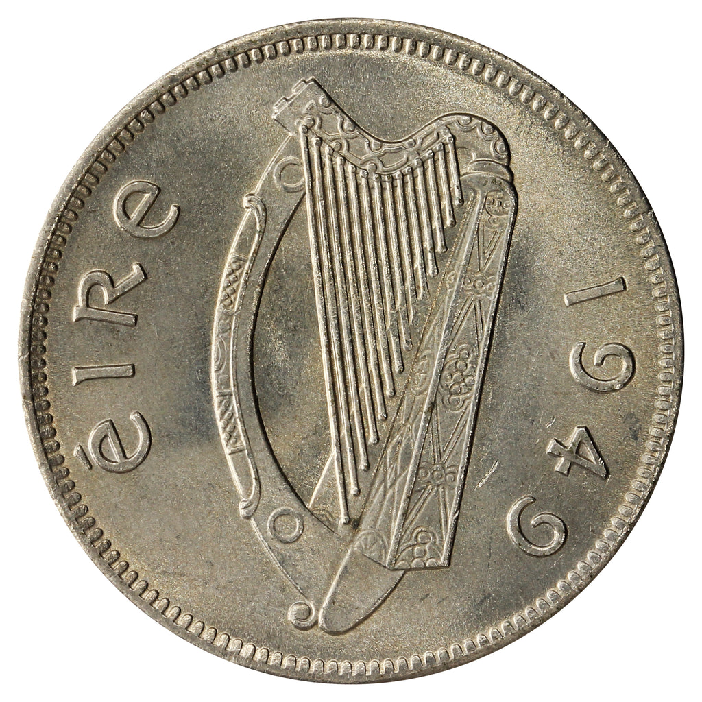 Ireland 1949 6 Pence Choice Brilliant Uncirculated (MS-64) $