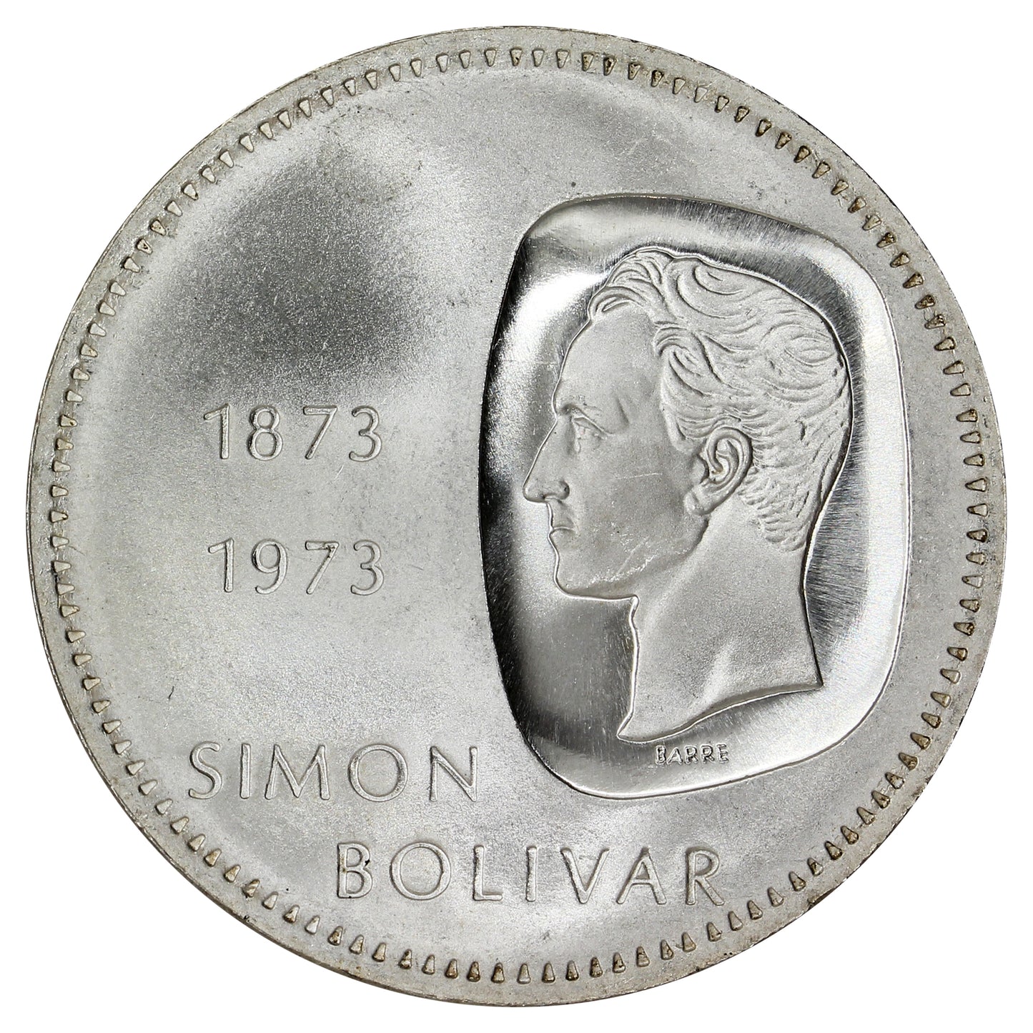 Venezuela 1973 10 Bolivares Brilliant Uncirculated (MS63) (L)