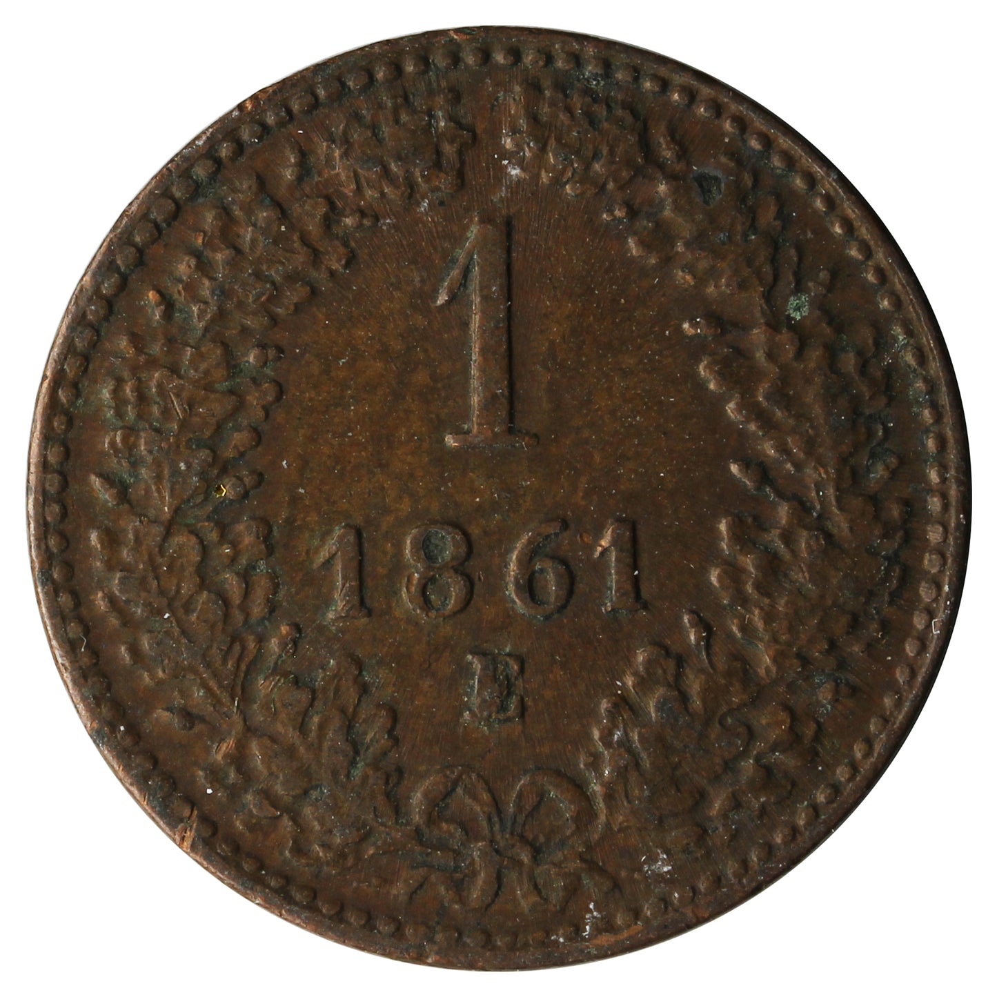 Austria 1861E 1 Kreuzer Extra Fine (EF40)