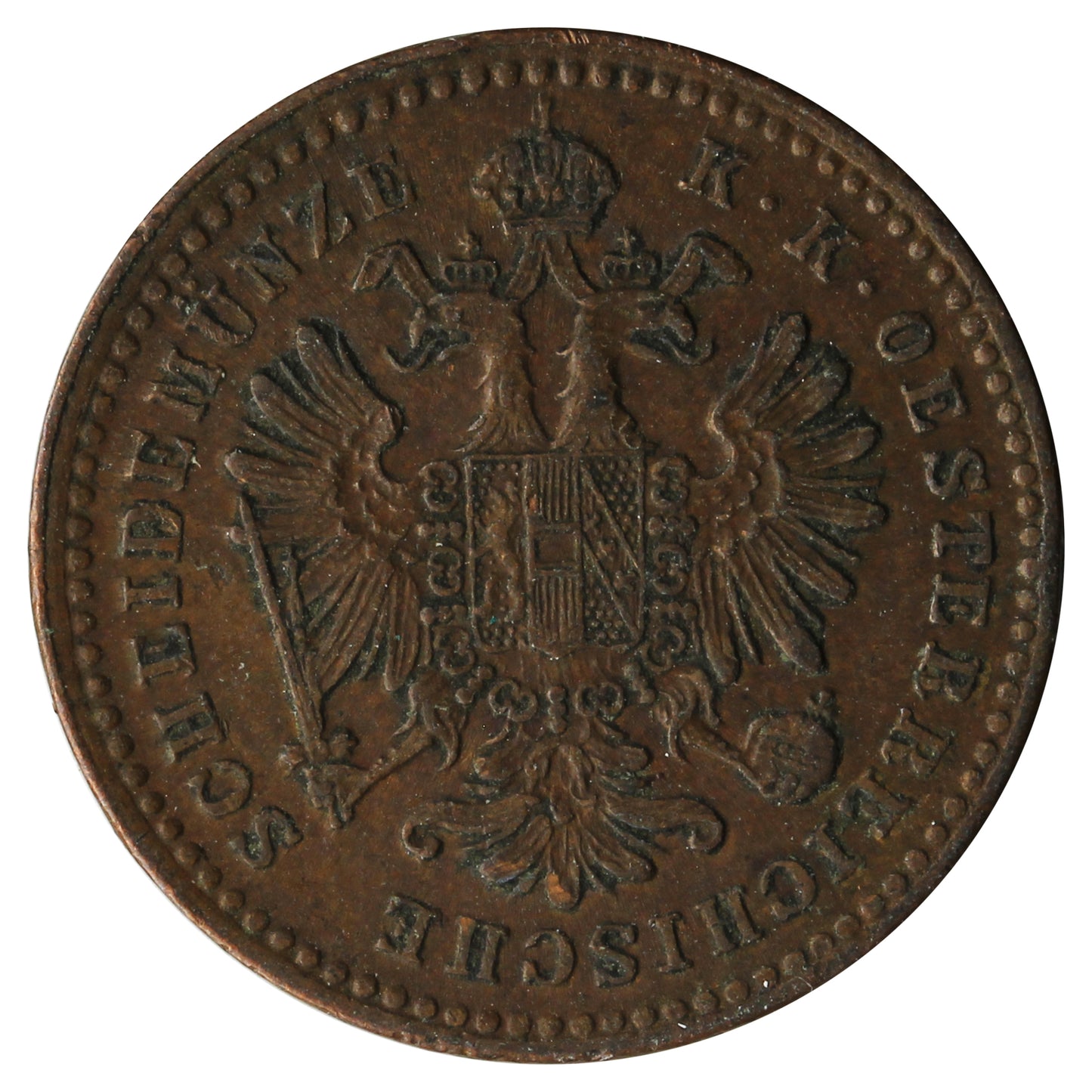 Austria 1861E 1 Kreuzer Extra Fine (EF40)