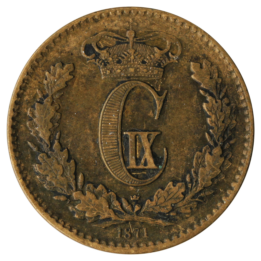 Denmark 1871C Skilling Very Fine (VF20)