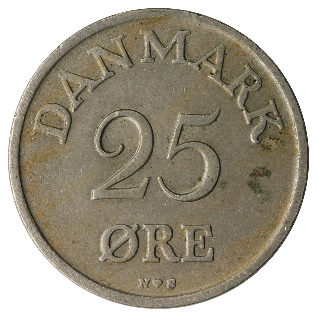 Denmark 1948 25 Ore Extra Fine (EF40)