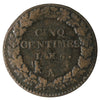 France 1797/98 5 Centimes Fine (F12)