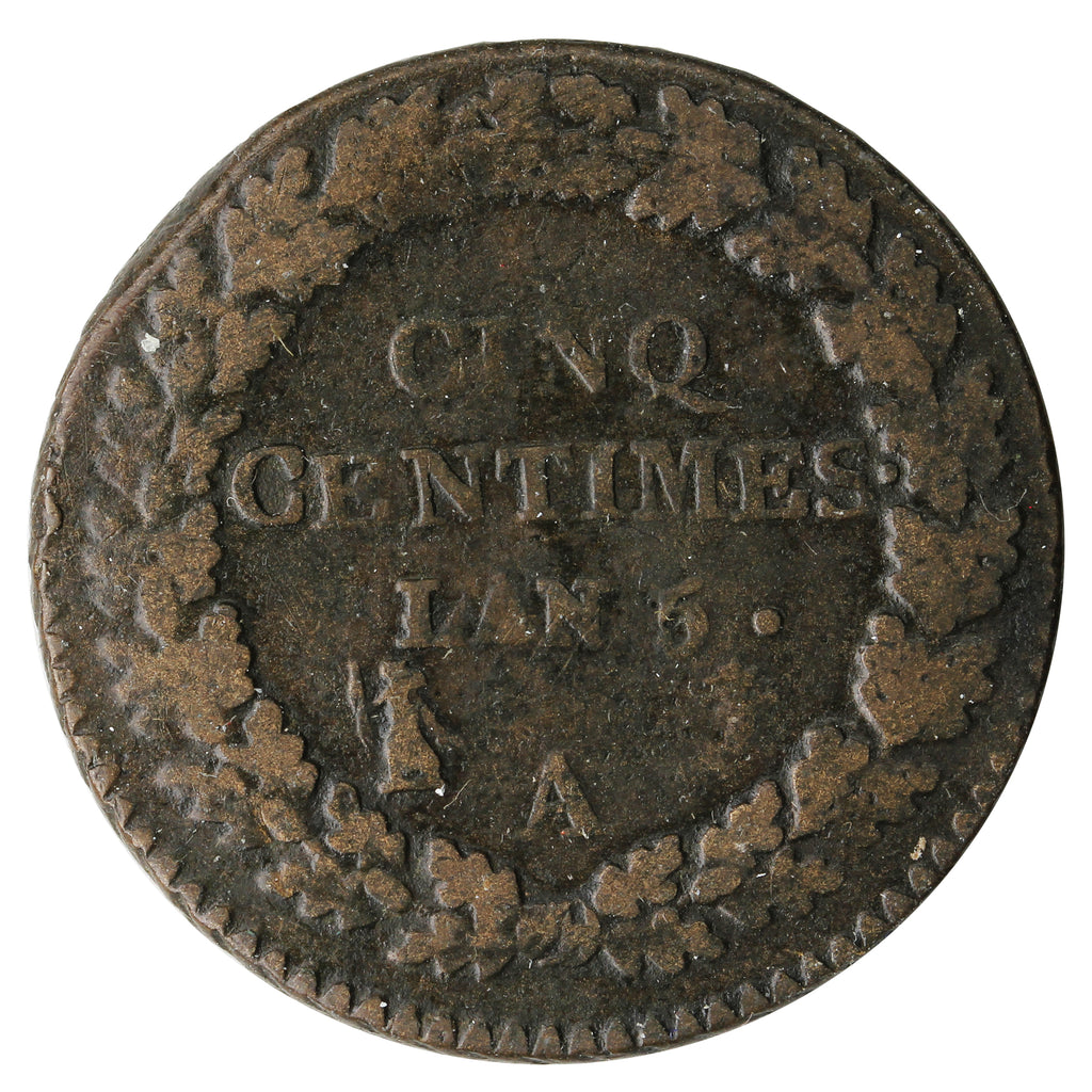 France 1797/98 5 Centimes Fine (F12)
