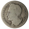 Belgium 1834 1/2 Franc VG-F (VG10)