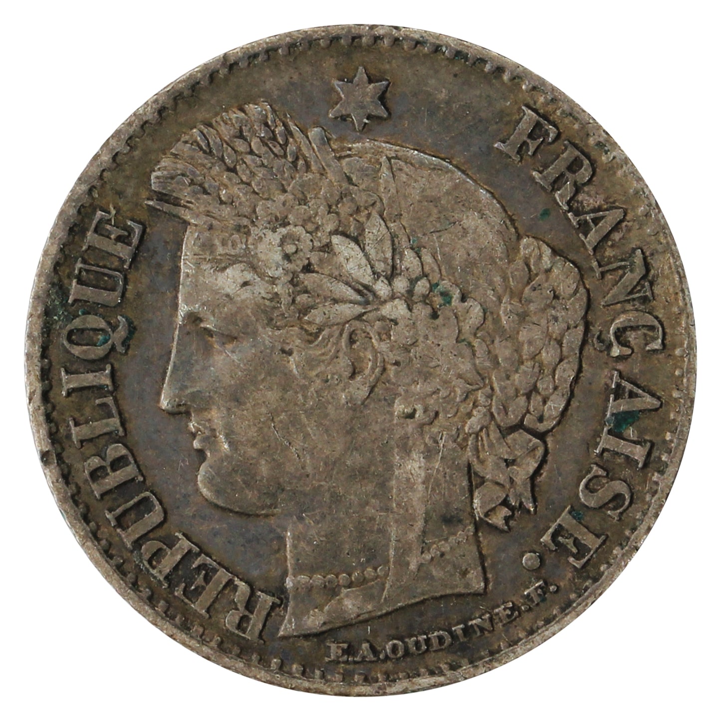 France 1850A 20 Centimes VF-EF (VF30)