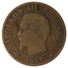 France 1857A 5 Centimes Fine (F12)
