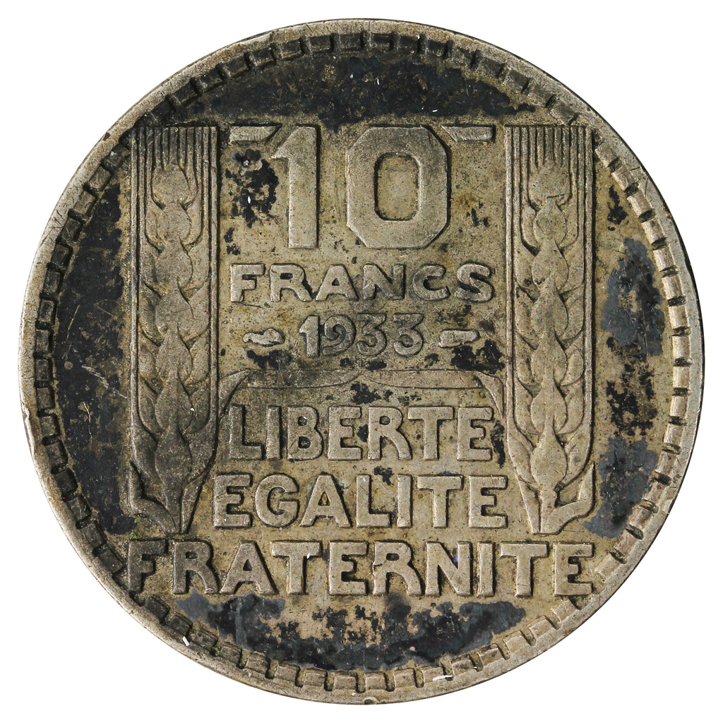France 1933 10 Francs VF-EF (VF30)