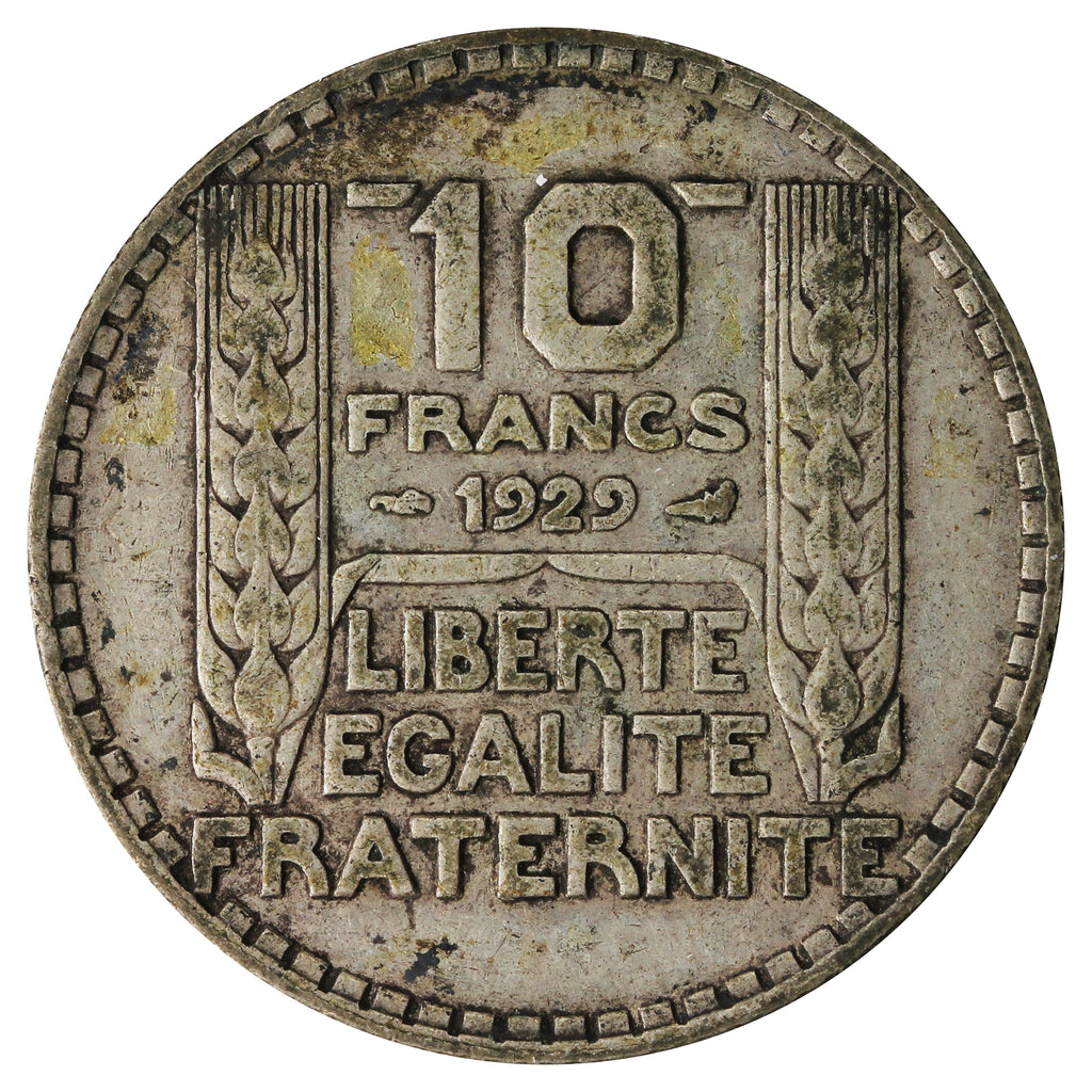 France 1929 10 Francs VF-EF (VF30)