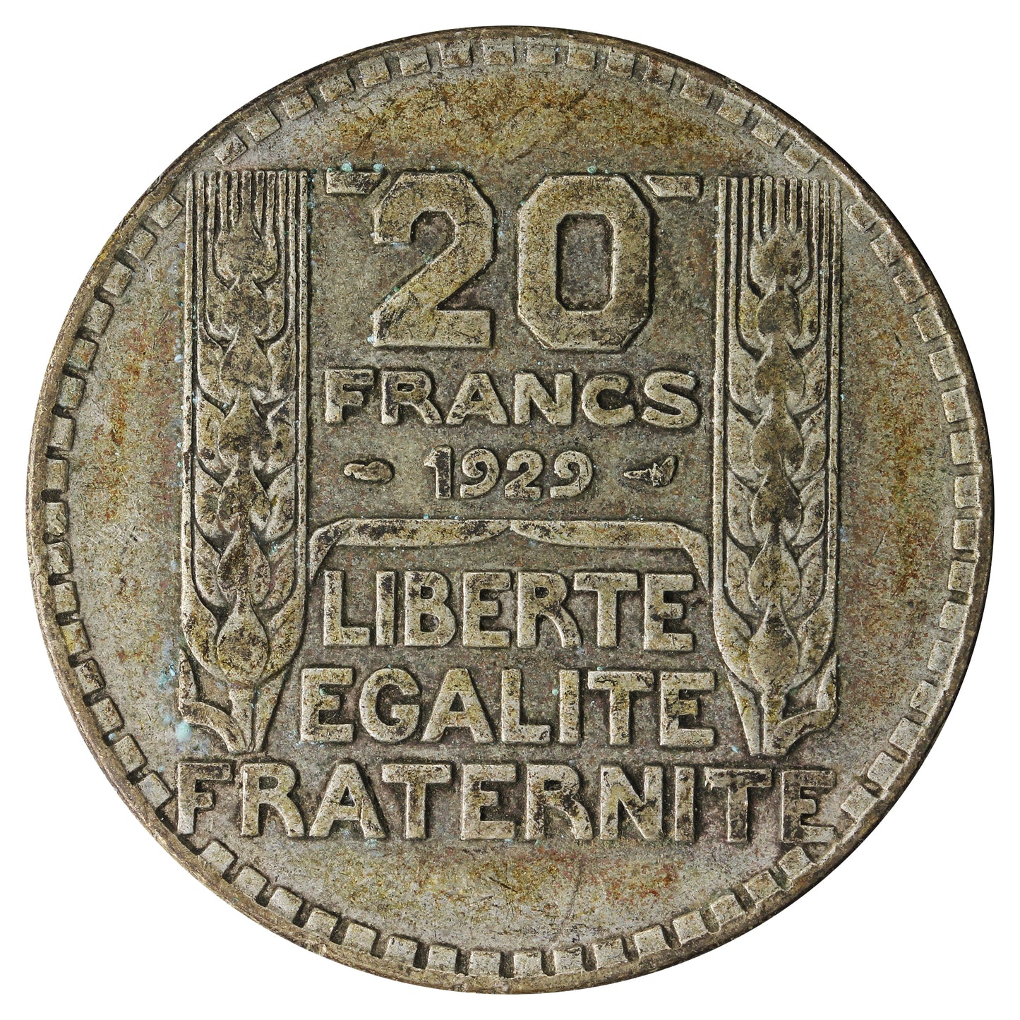 France 1929 20 Francs Very Fine (VF20)