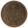 German Weimar Republic 1932J 4 Pfennig EF-AU (EF45)