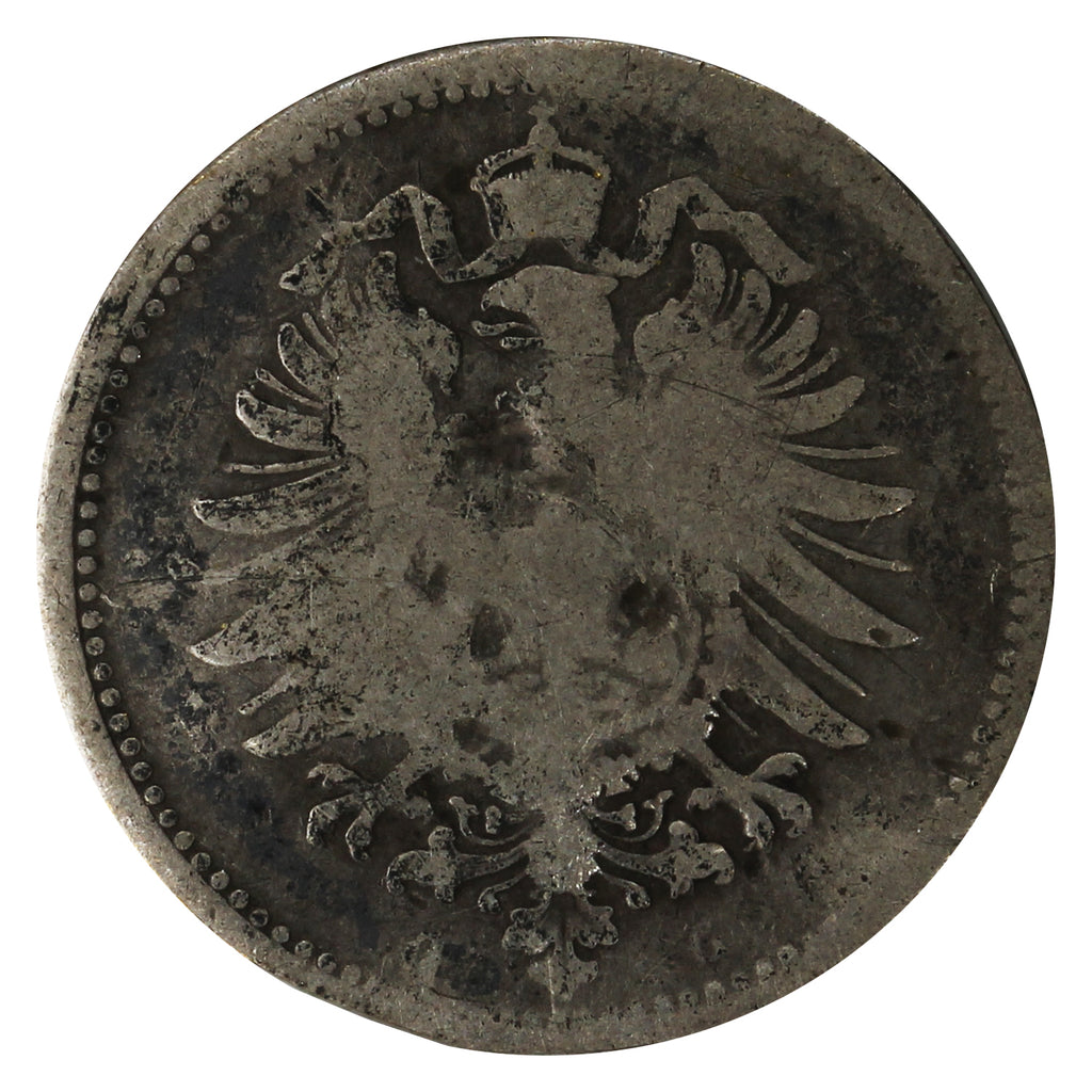 German Empire 1874G 20 Pfennig G-VG (G6)