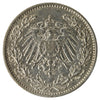 German Empire 1913J 1/2 Mark Very Fine (VF20)
