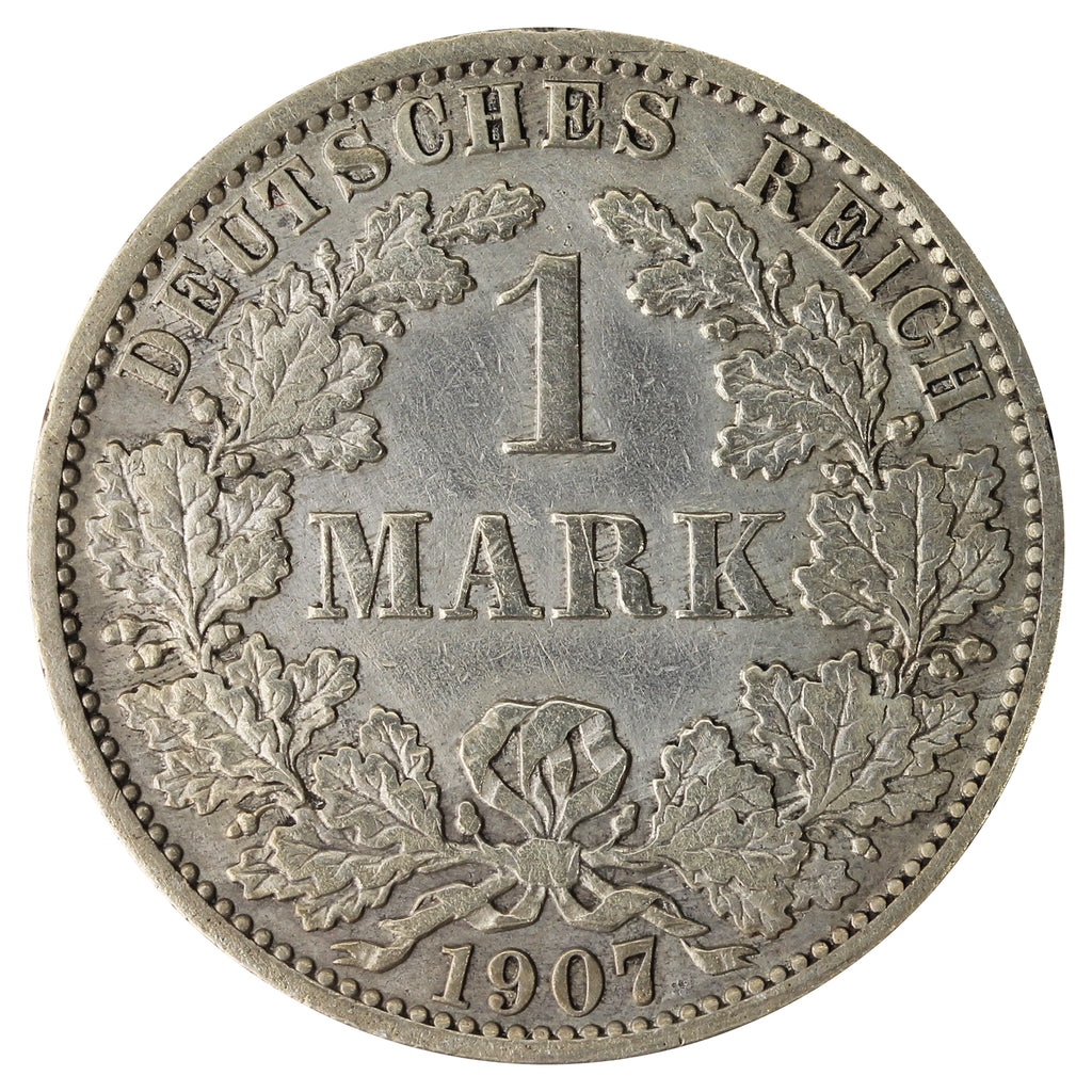 German Empire 1907A Mark VF-EF (VF30)