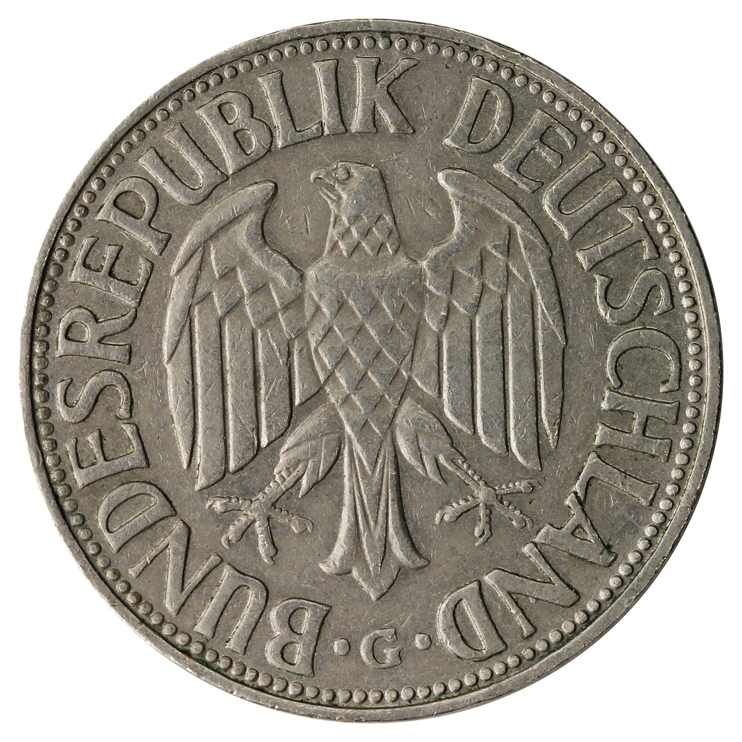 German Federal Republic 1961G Mark VF-EF (VF30)