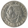 German Third Reich 1933J 2 Marks Very Fine (VF20)