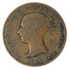 Gibraltar 1842 1/2 Quart Very Good (VG8)