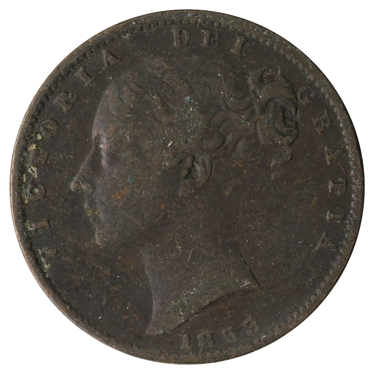 Great Britain 1853 Farthing Very Fine (VF20)