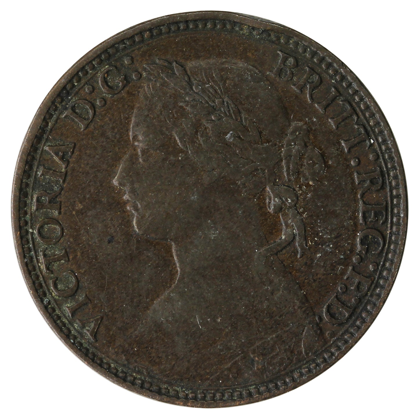 Great Britain 1874H Farthing Extra Fine (EF40)