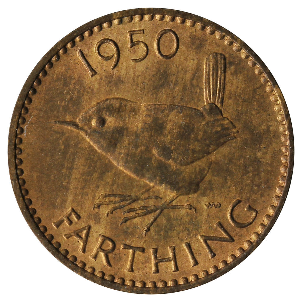 Great Britain 1950 Farthing Uncirculated (MS60)